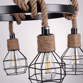 Csillár zsinóron ROPE ALEGRA 4xE27/10W/230V