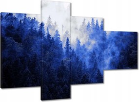 Vászonkép 100x70 Kék táj Hegyek