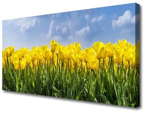Vászonfotó Tulipán virágok Plant 140x70 cm