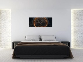Kép – Életfa lávában I. (120x50 cm)