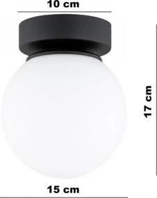 BRILAGI - Spotlámpa MILO 1xE27/60W/230V fekete