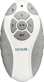 KICHLER KLFAHRENDALE60AVI AHRENDALE Ventilátoros lámpa Antik Szürke, Opál LED IP44
