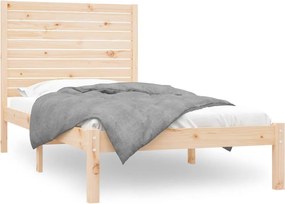 vidaXL tömör fa ágykeret 90 x 200 cm