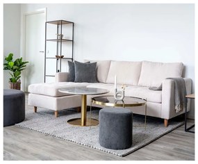 Natúr színű könyvespolc tölgyfa dekorral 51x170 cm Vita – House Nordic