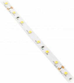 LED szalag 2835, 300 LED/5 fm, meleg fehér, 9,6W/fm  48W/5fm , 8mm , 5fm/tekercs, 24V, IP20, 1100lm/m
