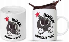 Após Szett Apának Bögre Persely fényképes nyomtatással