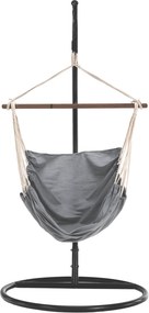 Függő szék, fehér/szürke, LINDO NEW