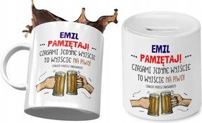 Emilnek Bögre Ajándék persely szett fényképes nyomtatással