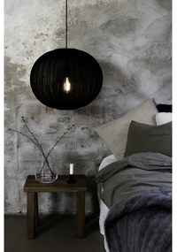 Markslöjd 108791 - Csillár zsinóron FORENCE 1xE27/40W/230V átm. 50 cm fekete