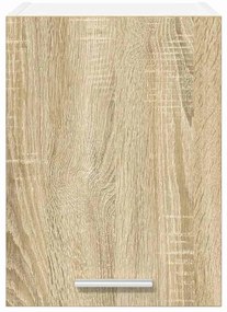 Függő szekrény Riga 2 pcs Sonoma tölgy és fehér 30 x 31 x 40 cm