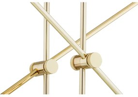 Argon 1840 - Csillár rúdon ABSOS 4xE14/7W/230V alabástrom arany