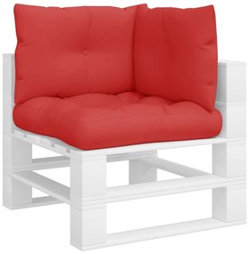 3 db piros szövet raklappárna