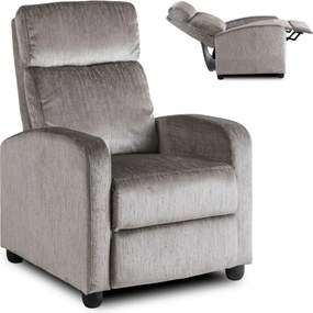 Dönthető fotel DANNY Szürke Bársony