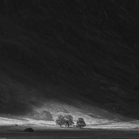 Poszter 40x40cm Glen Coe völgy, Assaf Frank