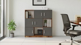 Szekrény Vincent 7 (dió + antracit). 1072635