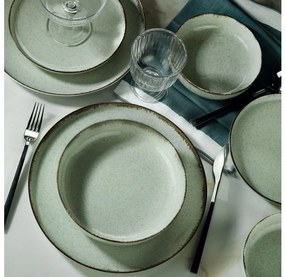 18 részes zöld porcelán étkészlet