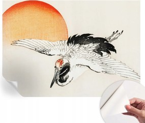 Dekoratív öntapadós fotótapéta irodába Elegáns daru 312x219 cm