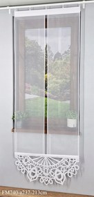 Kész panelfüggöny hosszú erkélyablakhoz FR740 80 213 cm