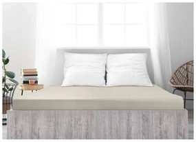 Jersey lepedő ALVORA 180x200 cm bézs