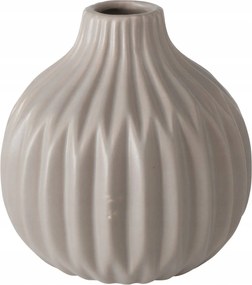 Bézs Kerámia Matt Préselt Váza Ø 10,5 x 11 CM Vízálló