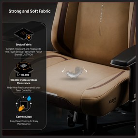 Szövet gamer szék barna, Normal: Diablo X.Eye Prime Camel Brown