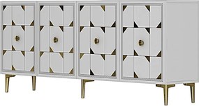 Moka 180 - White, Gold