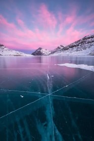 Művészeti fotózás Frozen Lake Bianco, Bernina Pass, Switzerland, Roberto Moiola / Sysaworld, (26.7 x 40 cm)