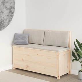 tömör fenyőfa pad 110 x 41 x 76,5 cm