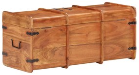 tömör akácfa tárolóláda 90 x 40 x 40 cm