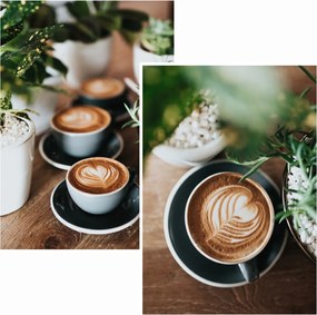 Poszter szett 2db 30x40 kávé szett kávézó konyhába eviero képek