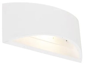 Modern fali lámpa fehér 20 cm - Tum