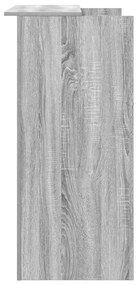 recepciós pult szürke sonoma 100x50x103,5 cm szerelt fa