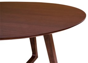 Hellerup kerek étkezőasztal 137x76 cm dió