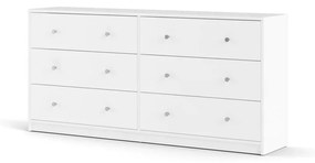 May fehér komód, 143 x 68 cm - Tvilum