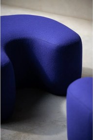 Kék gyapjú puff Ü – noo.ma