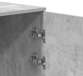 tároló szekrény betonszürke 50x45x103,5 cm szerelt fa