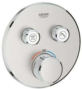 Zuhany csaptelep Grohe Smart Control termosztatikus csapteleppel supersteel 29119DC0