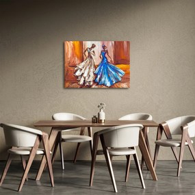 Kép - táncos, olajfestmény (70x50 cm)