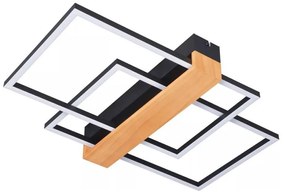 Zuma Line C230624202A - LED Mennyezeti lámpa MINAR LED/39W/230V fekete/fenyő