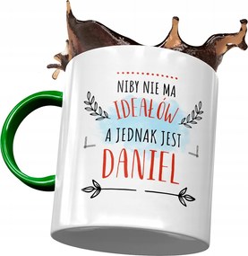 Zöld Bögre Daniel Kollégának Ajándék Nyomtatott Fotóval