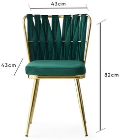 Étkezőszék szett (2 db) Kuşaklı - 206 V2