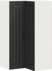 vidaXL Konyhaszekrény Fekete 57 x 57 x 100 cm Faanyag