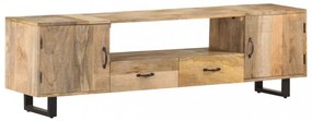 tömör mangófa TV-szekrény 160 x 30 x 45 cm