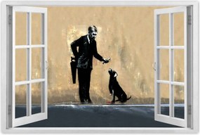 Poszterek 120x80 Banksy JĂł kutya Kutya