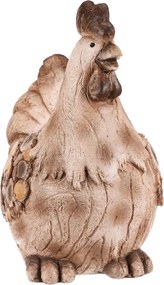 Tyúk virágtartó, magnézium, fa dekor