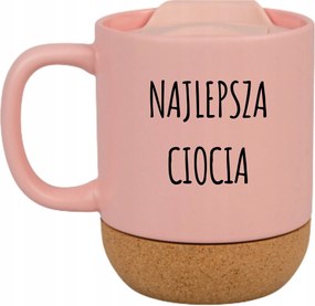 Rózsaszín Bögre Parafa Vicces Ajándék Legjobb Nagynéni