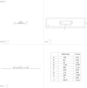 Eglo 900573 - BORDONARA LED RGBW 35W 230V mennyezeti panel, dimmelhető, távirány