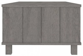 HAMAR világosszürke tömör fenyőfa dohányzóasztal 100x55x35 cm