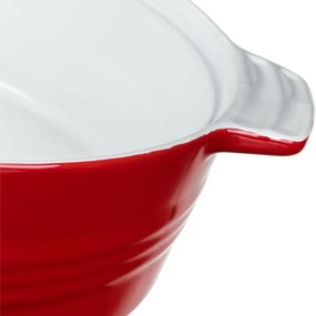 Banquet Culinaria Red kerek forma sütőedény fedéllel 3 l, 3 l