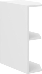 Alsó polcos szekrény, fehér, LULA 30 D ZAK BB